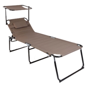 Sonnenliege XXL mit Dach taupe mc4400tasd - Ecker Möbel Eferding